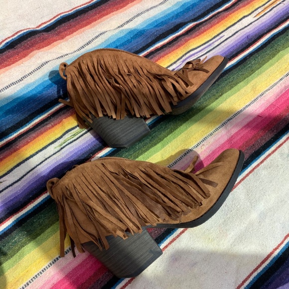 Coconuts fringe suede boots - Picture 3 of 5